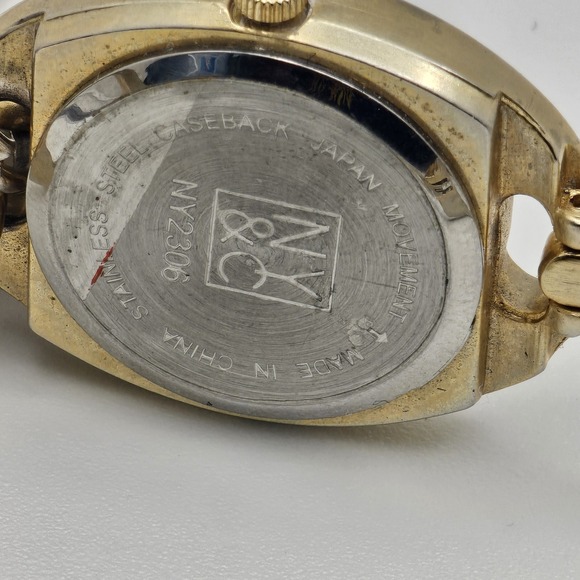 NY&C Charm Bracelet Watch Gold Tone - Picture 5 of 5